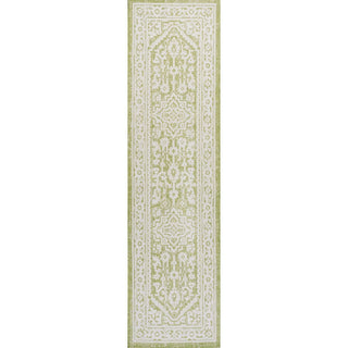 Sinjuri Medallion Textured Weave Indoor/outdoor Runner Rug