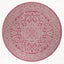 Fuchsia/Light Gray