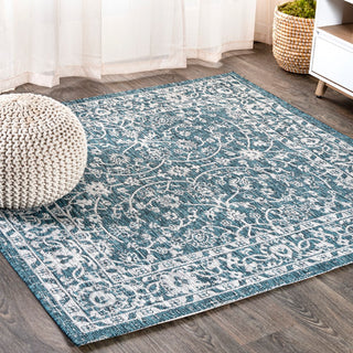Palazzo Vine And Border Textured Weave Indoor/outdoor Area Rug