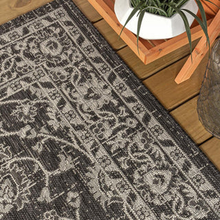 Palazzo Vine And Border Textured Weave Indoor/outdoor Area Rug
