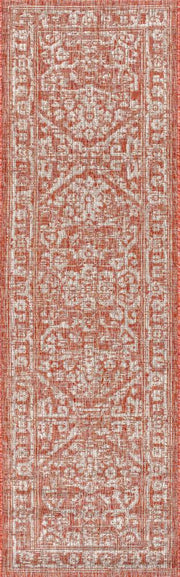 Malta Bohemian Medallion Textured Weave Indoor/outdoor Runner Rug