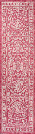 Fuchsia/Light Gray