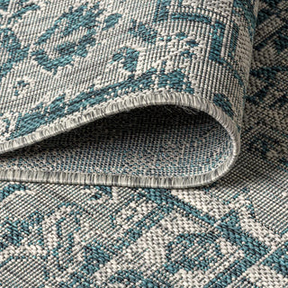 Estrella Bohemian Medallion Textured Weave Indoor/outdoor Area Rug