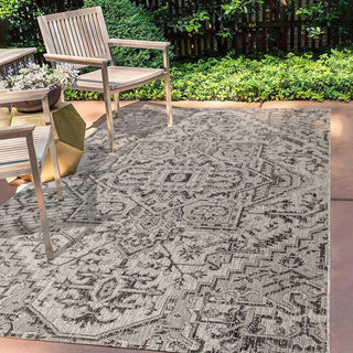 Estrella Bohemian Medallion Textured Weave Indoor/outdoor Area Rug