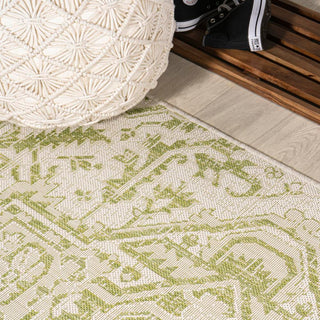 Estrella Bohemian Medallion Textured Weave Indoor/outdoor Area Rug