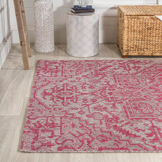 Estrella Bohemian Medallion Textured Weave Indoor/outdoor Area Rug