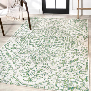 Estrella Bohemian Medallion Textured Weave Indoor/outdoor Area Rug