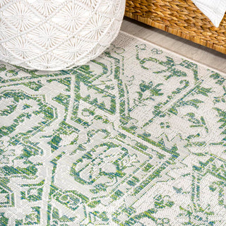 Estrella Bohemian Medallion Textured Weave Indoor/outdoor Square Rug