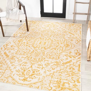 Estrella Bohemian Medallion Textured Weave Indoor/outdoor Area Rug