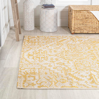 Estrella Bohemian Medallion Textured Weave Indoor/outdoor Area Rug