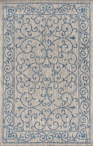 Charleston Vintage Filigree Textured Weave Indoor/outdoor Area Rug