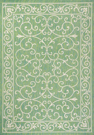 Charleston Vintage Filigree Textured Weave Indoor/outdoor Area Rug