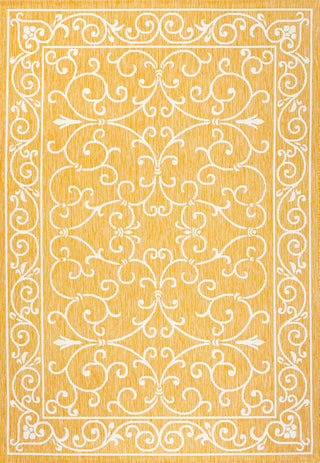Charleston Vintage Filigree Textured Weave Indoor/outdoor Area Rug