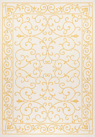 Charleston Vintage Filigree Textured Weave Indoor/outdoor Area Rug