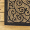 Madrid Vintage Filigree Textured Weave Indoor/outdoor Round Rug