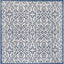Blue/Cream