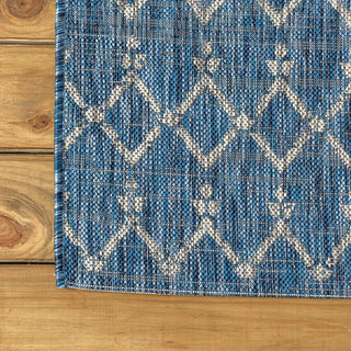 Ourika Moroccan Geometric Textured Weave Indoor/outdoor Area Rug