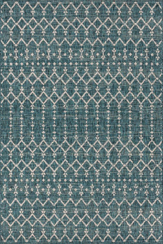 Ourika Moroccan Geometric Textured Weave Indoor/outdoor Area Rug