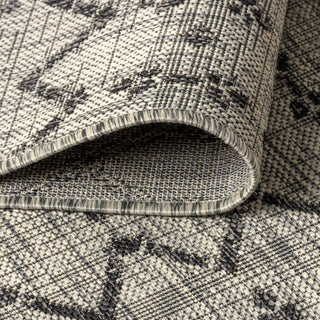Ourika Moroccan Geometric Textured Weave Indoor/outdoor Area Rug