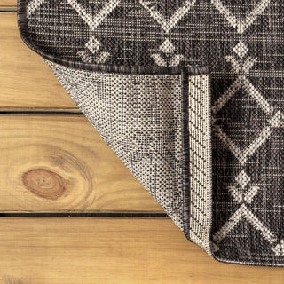 Ourika Moroccan Geometric Textured Weave Indoor/outdoor Area Rug