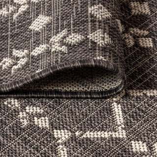 Ourika Moroccan Geometric Textured Weave Indoor/outdoor Area Rug