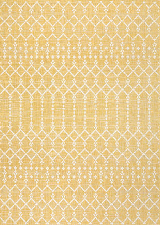 Ourika Moroccan Geometric Textured Weave Indoor/outdoor Area Rug