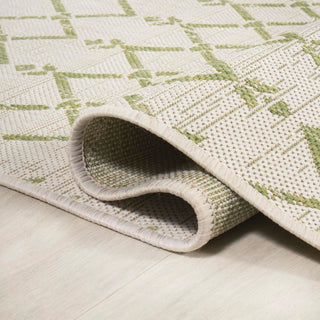 Ourika Moroccan Geometric Textured Weave Indoor/outdoor Runner Rug