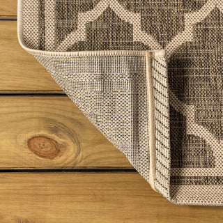 Trebol Moroccan Trellis Textured Weave Indoor/outdoor Area Rug - JONATHAN Y