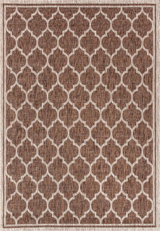 Trebol Moroccan Trellis Textured Weave Indoor/outdoor Area Rug - JONATHAN Y