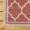 Trebol Moroccan Trellis Textured Weave Indoor/outdoor Round Rug