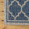 Trebol Moroccan Trellis Textured Weave Indoor/outdoor Round Rug