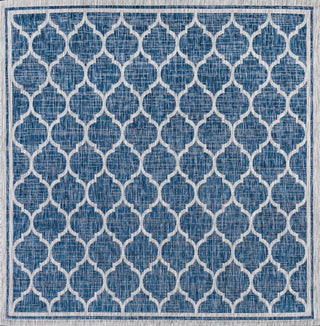 Trebol Moroccan Trellis Textured Weave Indoor/outdoor Square Rug - JONATHAN Y