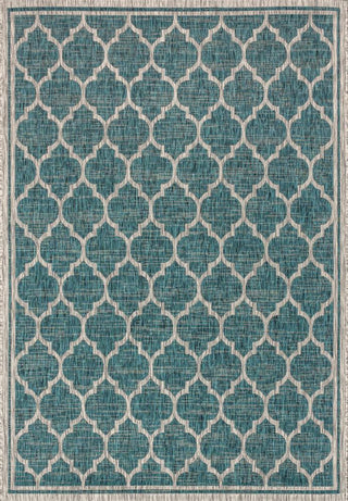 Trebol Moroccan Trellis Textured Weave Indoor/outdoor Area Rug