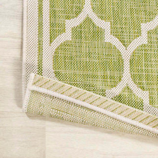 Trebol Moroccan Trellis Textured Weave Indoor/outdoor Area Rug