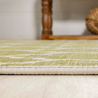 Trebol Moroccan Trellis Textured Weave Indoor/outdoor Area Rug