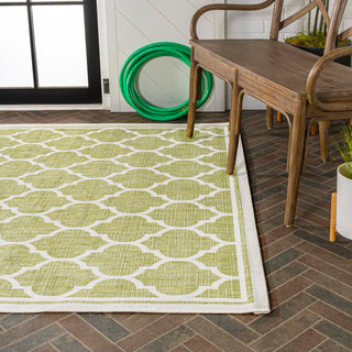 Trebol Moroccan Trellis Textured Weave Indoor/outdoor Area Rug