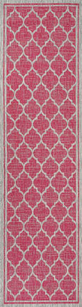 Fuchsia/Light Gray