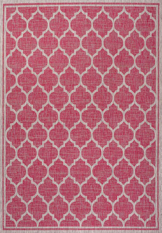 Trebol Moroccan Trellis Textured Weave Indoor/outdoor Area Rug