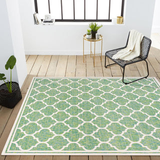Trebol Moroccan Trellis Textured Weave Indoor/outdoor Area Rug