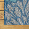 Zinnia Modern Floral Textured Weave Indoor/outdoor Round Rug