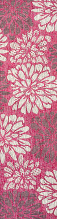 Fuchsia/Light Gray
