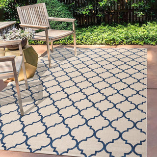 Arabesque Ogee Trellis Indoor/outdoor  Area Rug - JONATHAN Y