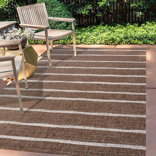 Colonia Berber Stripe Indoor/outdoor Area Rug