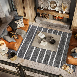 Colonia Berber Stripe Indoor/outdoor Area Rug