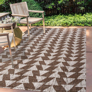 Andratx Modern Tribal Geometric Indoor/outdoor Area Rug - JONATHAN Y