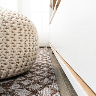 Marokko Diamond Tribal Medallion Indoor/outdoor Area Rug