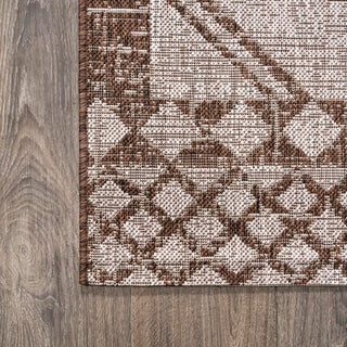 Marokko Diamond Tribal Medallion Indoor/outdoor Area Rug - JONATHAN Y
