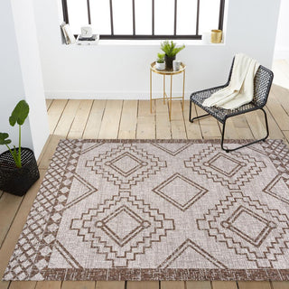 Marokko Diamond Tribal Medallion Indoor/outdoor Area Rug - JONATHAN Y