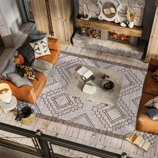 Marokko Diamond Tribal Medallion Indoor/outdoor Area Rug - JONATHAN Y