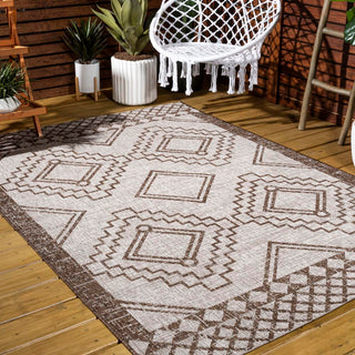 Marokko Diamond Tribal Medallion Indoor/outdoor Area Rug - JONATHAN Y